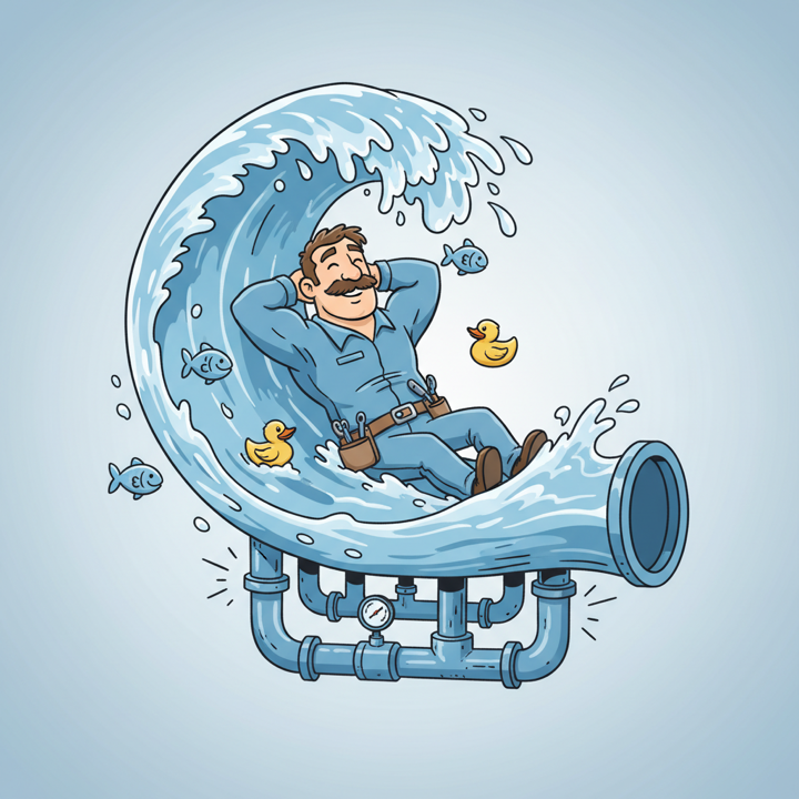 How does a great plumber stay calm under pressure?