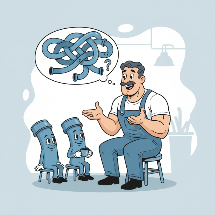 Why are plumbers such good storytellers?