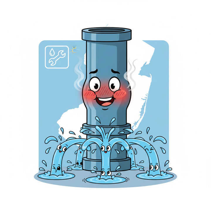 Why did the pipe blush?