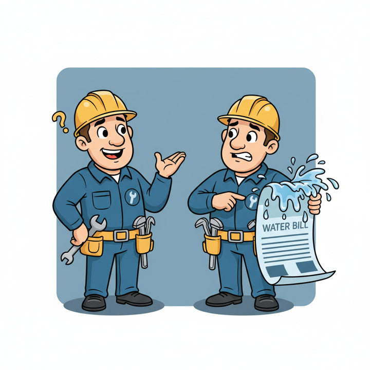 How do two plumbers greet each other?